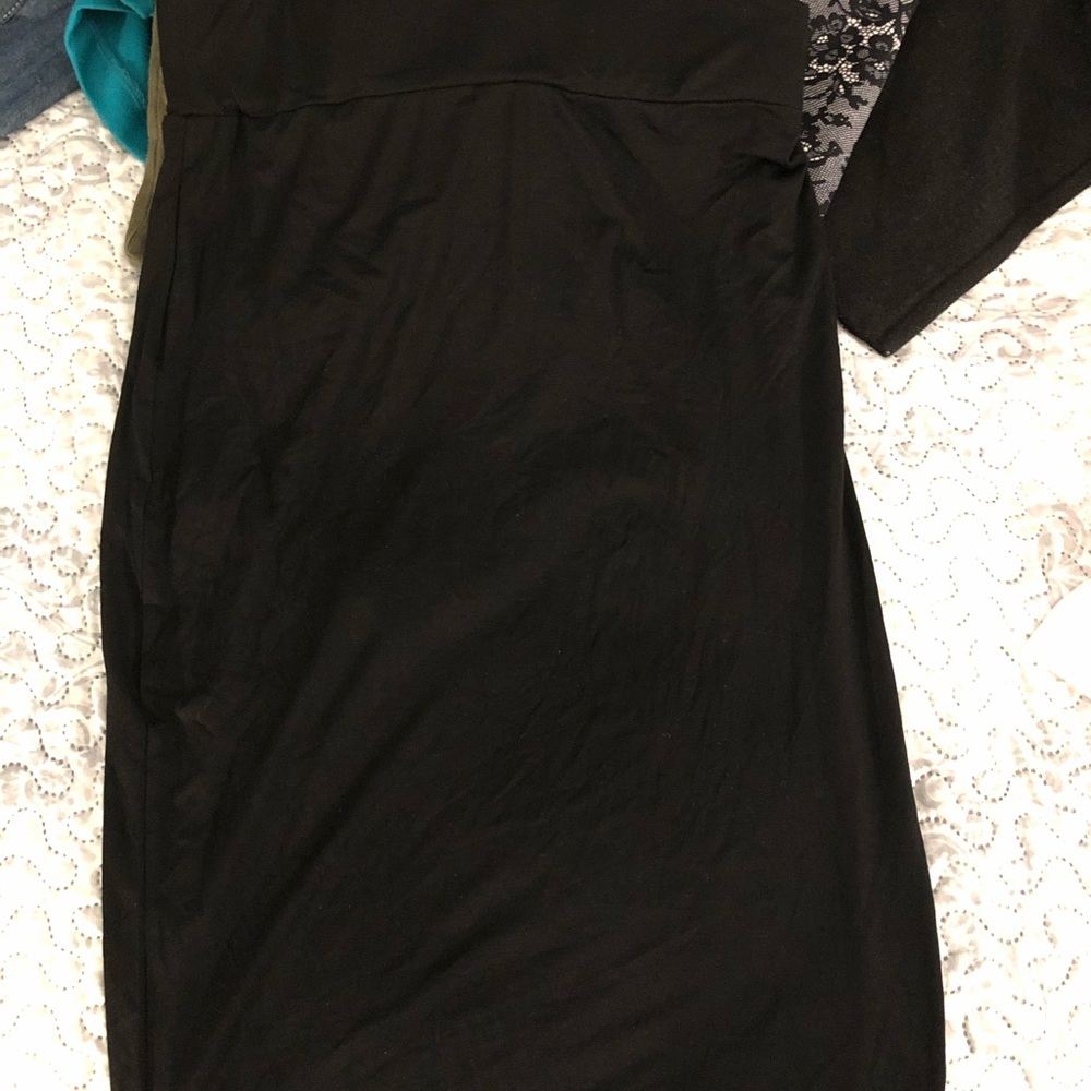 Black short skirt